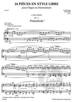 Sämtliche Orgelwerke, Band 8.1 von Louis Vierne im Alle Noten Shop kaufen (Partitur)