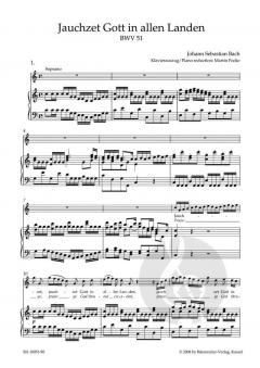 Jauchzet Gott in allen Landen von Johann Sebastian Bach 