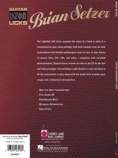 Guitar Legendary Licks von Brian Setzer 