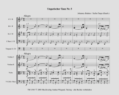 Ungarischer Tanz Nr. 5 von Johannes Brahms 