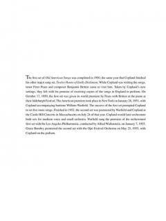 Old American Songs Complete von Aaron Copland 