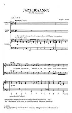 Jazz Hosanna! (Pepper Choplin) 