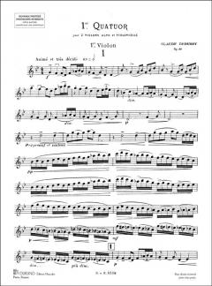 Premiere Quatuor Op. 10 von Claude Debussy 