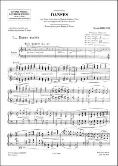 Danses (I. Danse Sacree - II. Danse Profane) von Claude Debussy 