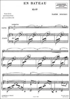 En Bateau von Claude Debussy 