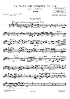 La Fille Aux Cheveux De Lin von Claude Debussy 