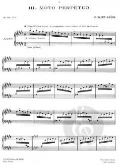 Six Etudes pour La Main Gauche Seule von Camille Saint-Saëns 