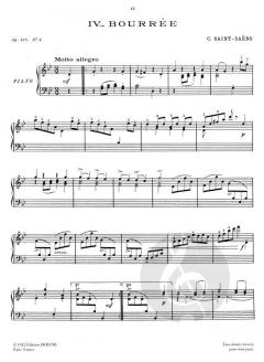 Six Etudes pour La Main Gauche Seule von Camille Saint-Saëns 
