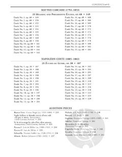 Required Studies For Classical Guitar 