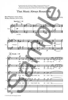 That Music Always Round Me von Tarik O'Regan 