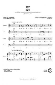 Kyrie (KV33) von Wolfgang Amadeus Mozart (Download) 