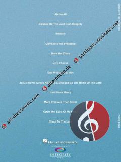Come Into His Presence Songs Of Worship For Piano Solo 