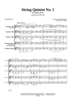 String Quintet No.1 von Felix Mendelssohn Bartholdy 