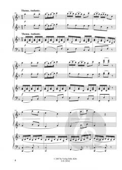 Variationen für das Piano-Forte zu vier Händen von Johann Christian Heinrich Rinck 