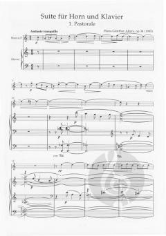 Suite von Hans-Günther Allers für Horn und Klavier