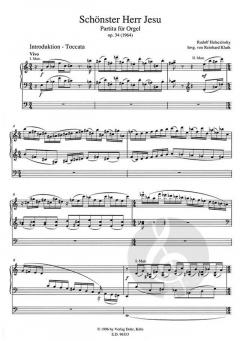 Schönster Herr Jesu von Rudolf Halaczinsky 