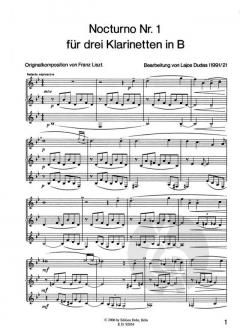 Notturno Nr. 1 (Liebestraum) von Franz Liszt 