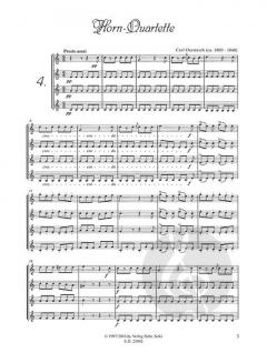 Horn-Quartette von Carl Oestreich für Hornquartett - DOHR23042