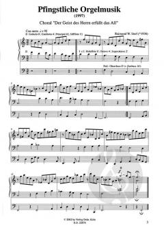 Pfingstliche Orgelmusik/Sechs Studien von Reimund Walter Sterl im Alle Noten Shop kaufen (Partitur)