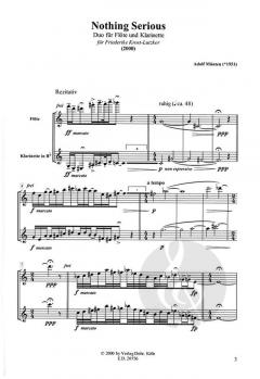 nothing serious von Adolf Münten für Holzbläser Duo im Alle Noten Shop kaufen