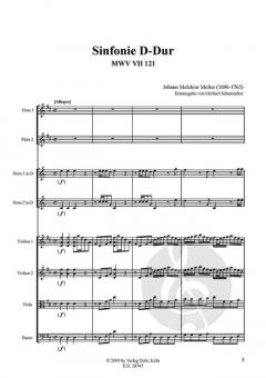 Sinfonien Nr. 121 & 122 von Johann Melchior Molter 