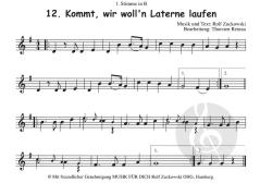 12 Laternenlieder - 1. Stimme in Bb 