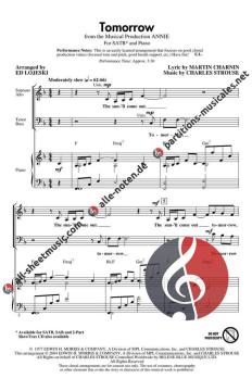 Tomorrow (From Annie) von Charles Strouse (Download) 