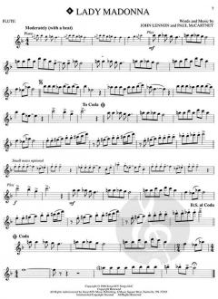 Lennon and McCartney Solos for Flute 