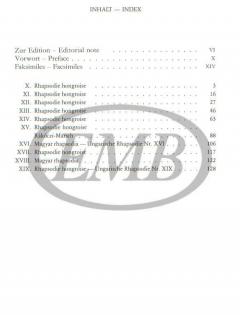 Ungarische Rhapsodien 2 (I/4) Nr. 10-19 (Neue Liszt-Ausgabe I B) 