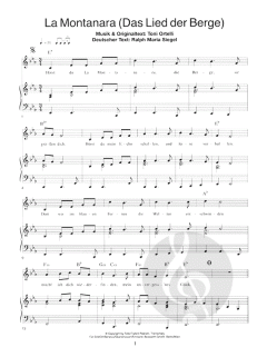 La Montanara von Toni Ortelli 