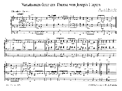 Variationen über ein Thema von Joseph Haydn B-dur op. 56a von Johannes Brahms 