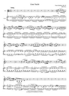 8 Lieder aus der Winterreise für Viola und Klavier von Franz Schubert im Alle Noten Shop kaufen