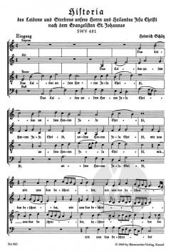 Johannes-Passion SWV 481 von Heinrich Schütz (Download) 