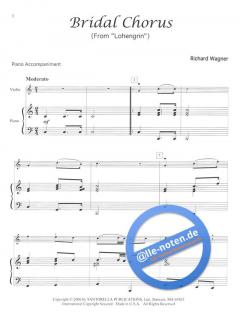 Popular Wedding Classics For Violin im Alle Noten Shop kaufen (Einzelstimme)