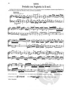 Kleine Präludien und Fughetten von Johann Sebastian Bach 