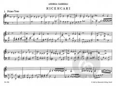 Ricercari von Andrea Gabrieli (Download) 