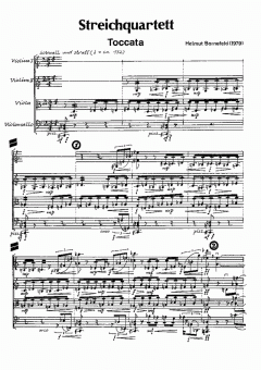 Streichquartett von Helmut Bornefeld im Alle Noten Shop kaufen (Partitur)