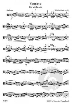 Sonate op. 59 von Willy Burkhard (Download) 