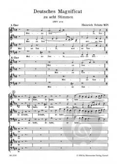 Deutsches Magnificat von Heinrich Schütz (Download) 