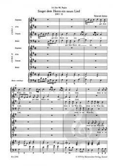 Singet dem Herrn ein neues Lied SWV 35 (Albert Thate) 