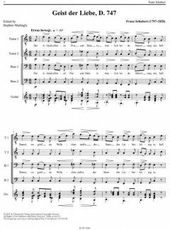 Geist der Liebe (Mathisson) op. 11/3 D. 747 (Franz Schubert) 