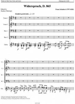 Widerspruch (Seidl) op. 105/1 D. 865 (Franz Schubert) 