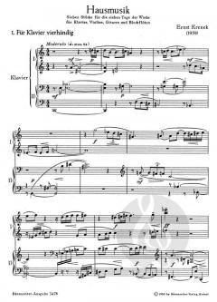 Hausmusik von Ernst Krenek 