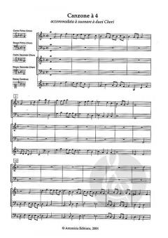 Canzone francese à 4 & Canzone detta La Landriana à 4 von Benedetto Re 