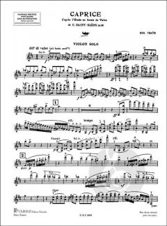 Caprice (d'apres l'etude en forme de valse Op. 52 Nr. 6) von Camille Saint-Saëns 