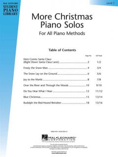 More Christmas Piano Solos Level 1 