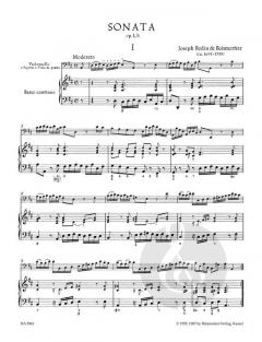 Sonate op. 50/3 von Joseph Bodin de Boismortier (Download) 