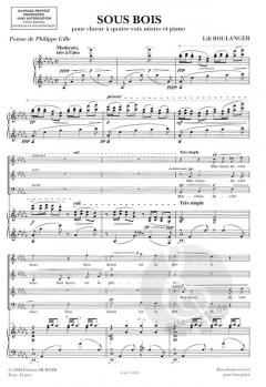Sous Bois (Lili Boulanger) 