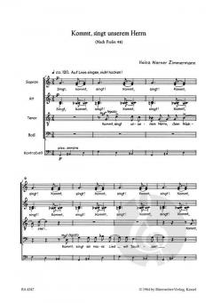 Kommt, singt unserem Herrn (1960/1964) von Heinz Werner Zimmermann (Download) 