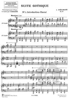 Suite Gothique Op. 25 von Leon Boellmann 